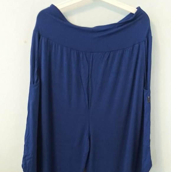 Blue Harem Pants - Picture 2 of 3